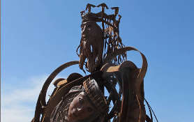 SueñoRural Estatua de la Reina Quilama
